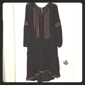 Free People Light Heart Navy Dress